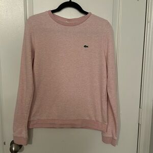 Lacoste pink feather color sweater